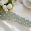 White lace trim decorative fabric, DIY hand-stitched accessories, suitable for home clothing decoration details Picture